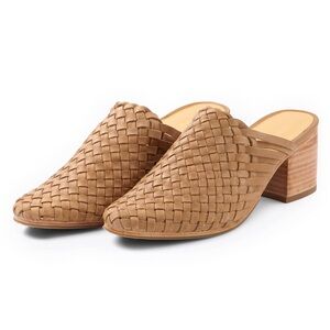 Nisolo Women's All-Day Woven Heeled Mule